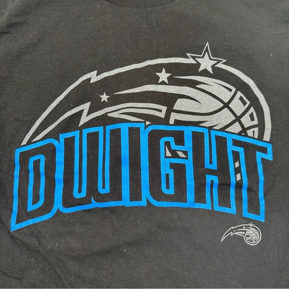 Majestic 2000s Men’s XL Dwight Howard Orlando Magic Graphic T-shirt Back Hit NBA